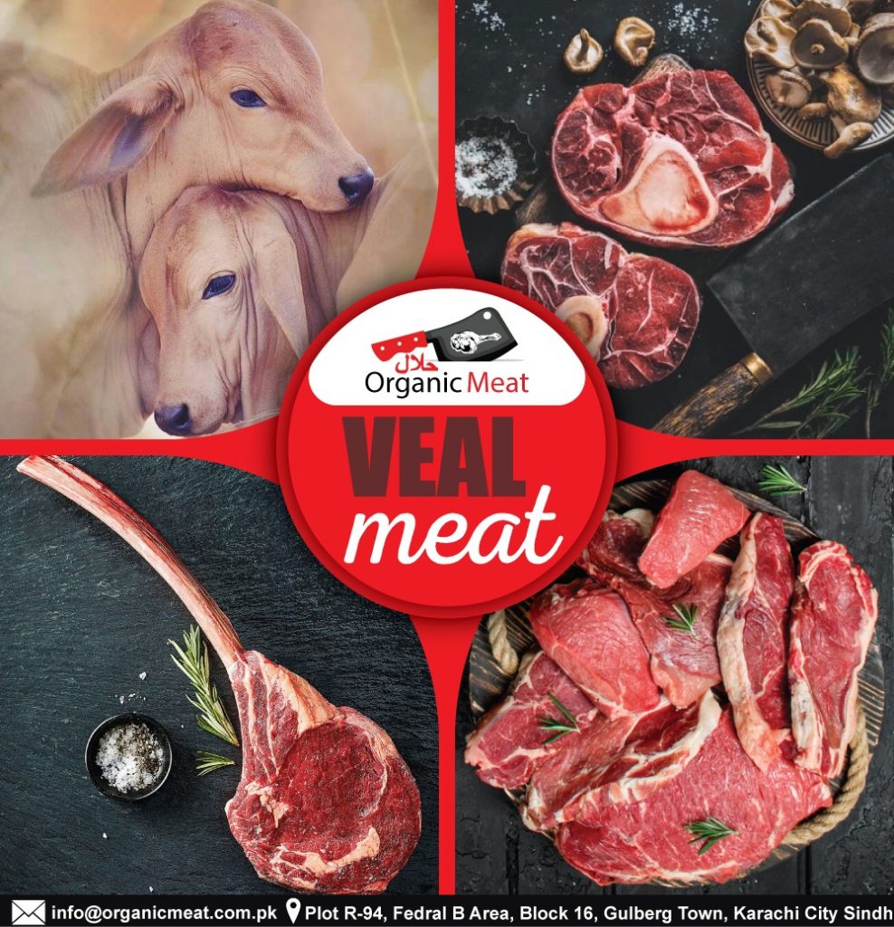 100 Organic Veal Meat (cow) Halal Organic Meat
